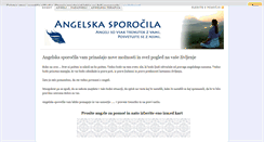 Desktop Screenshot of angelska-sporocila.com